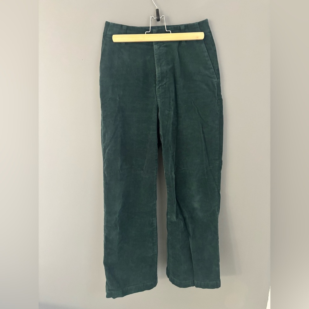 Uniqlo Women’s Dark Green Corduroy Pants |Size Small